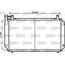 731083 VALEO Радиатор, охлаждение двигателя