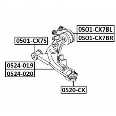 0520-CX ASVA Несущий / направляющий шарнир