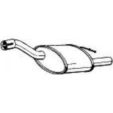 154-211 BOSAL Глушитель выхлопных газов конечный