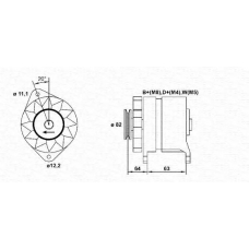 943357801010 MAGNETI MARELLI Генератор
