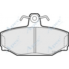 PAD644 APEC Комплект тормозных колодок, дисковый тормоз