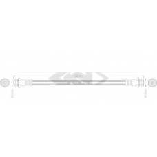 39812 SPIDAN Тормозной шланг