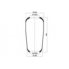 084.062-10A PE Automotive Кожух пневматической рессоры