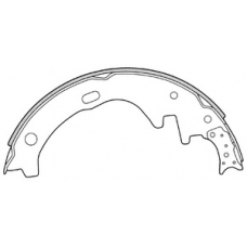 FN-1162 JNBK Колодки тормозные