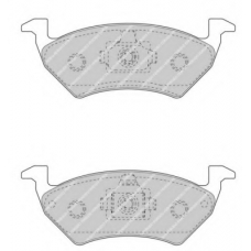 FDB4456 FERODO Комплект тормозных колодок, дисковый тормоз