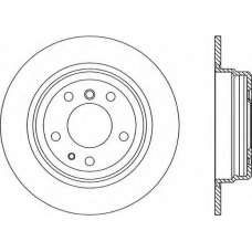 BDR1086.10 OPEN PARTS Тормозной диск