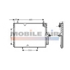 30005170 VAN WEZEL Конденсатор, кондиционер