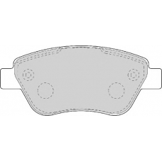 DBP231666 DURON Комплект тормозных колодок, дисковый тормоз