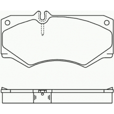MDB1585 MINTEX Комплект тормозных колодок, дисковый тормоз