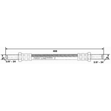 FBH6244 FIRST LINE Тормозной шланг