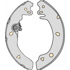 K642495 MGA Комплект тормозов, барабанный тормозной механизм