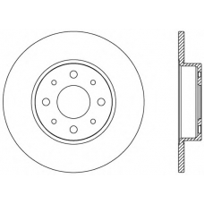 BDR2564.10 OPEN PARTS Тормозной диск