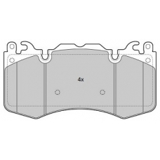 FBP-1839 FREMAX Комплект тормозных колодок, дисковый тормоз