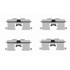 8DZ 355 203-961 HELLA PAGID Комплектующие, колодки дискового тормоза