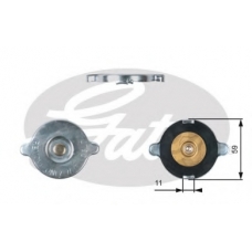 RC117 GATES Крышка, радиатор