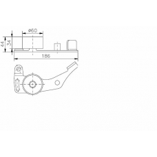 TKR 9813 TIMKEN Натяжной ролик, ремень грм