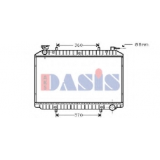 072330N AKS DASIS Радиатор, охлаждение двигателя