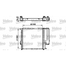 732198 VALEO Радиатор, охлаждение двигателя
