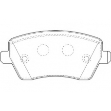 WBP23973A WAGNER LOCKHEED Комплект тормозных колодок, дисковый тормоз