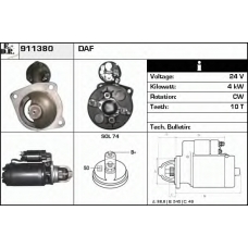 911380 EDR Стартер