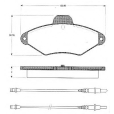 BLF597 QUINTON HAZELL Комплект тормозных колодок, дисковый тормоз