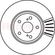 562012B BENDIX Тормозной диск