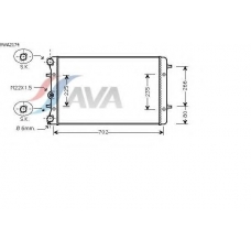VWA2174 GERI Радиатор, охлаждение двигател