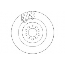 NBD1490 NATIONAL Тормозной диск