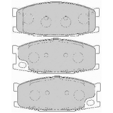FD7158V NECTO Комплект тормозных колодок, дисковый тормоз