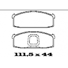 BL1155A1 FTE Колодки тормозные