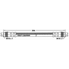 FBH6274 FIRST LINE Тормозной шланг