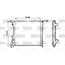 816657 VALEO Радиатор, охлаждение двигателя