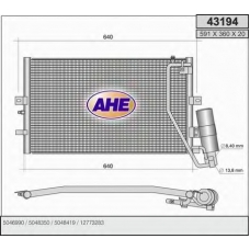 43194 AHE Конденсатор, кондиционер