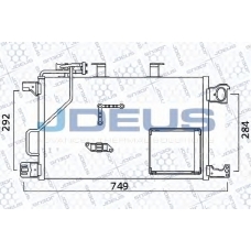 717M44A JDEUS Конденсатор, кондиционер