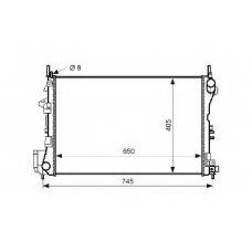 QER2270 QUINTON HAZELL Радиатор, охлаждение двигателя