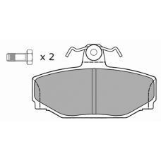 FBP-0825 FREMAX Комплект тормозных колодок, дисковый тормоз