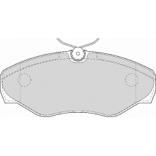 FD6944V NECTO Комплект тормозных колодок, дисковый тормоз