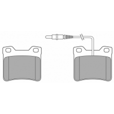 FBP-0743 FREMAX Комплект тормозных колодок, дисковый тормоз