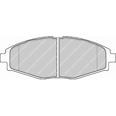 FDB1337 FERODO Комплект тормозных колодок, дисковый тормоз