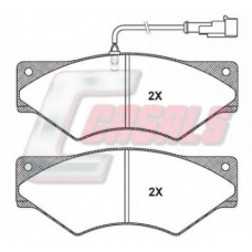 BKM1350 CASALS Комплект тормозных колодок, дисковый тормоз