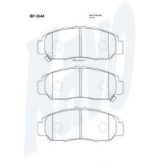 BP-2044 KAVO PARTS Комплект тормозных колодок, дисковый тормоз