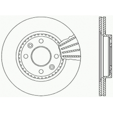 BDA1462.20 OPEN PARTS Тормозной диск