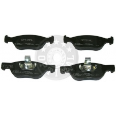 12180 OPTIMAL Комплект тормозных колодок, дисковый тормоз