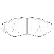 WBP23974A WAGNER LOCKHEED Комплект тормозных колодок, дисковый тормоз