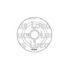 DF2639 TRW Тормозной диск