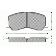 7.267 PEX Комплект тормозных колодок, дисковый тормоз