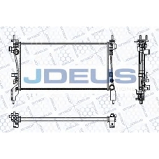 RA0111280 JDEUS Радиатор, охлаждение двигателя