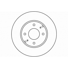 MDC1081 MINTEX Тормозной диск