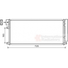 37005634 VAN WEZEL Конденсатор, кондиционер