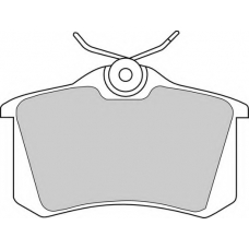 DBP390541 DURON Комплект тормозных колодок, дисковый тормоз